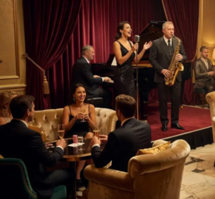 Élő show és színpad a kaszinó hangulatú Premium Estek Hubban