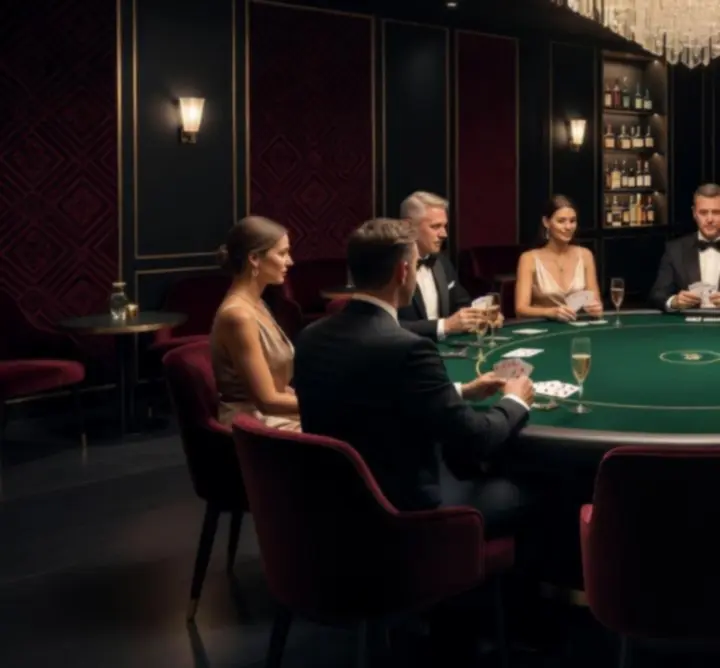 VIP pókerest a Premium Estek Hub elegáns kaszinó hangulatú termében